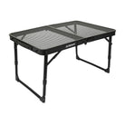 שולחן שטח מתקפל Go Nature TrailMate Mini Adjustable מסגרת אלומיניום ורשת פלדה גובה מתכוונן 25 או 33 סמ מבט זווית