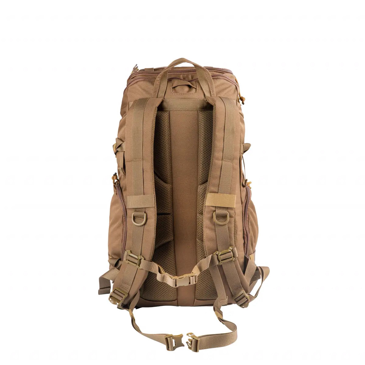 מערכת גב HD Air mesh עם רצועות כתפיים מרופדות ורצועת מותן בתרמיל טאקטי GoNature Tundra MK 1.0 30 ליטר, מבט אחורי