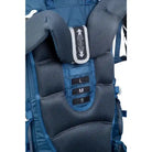תקריב מערכת הגב המתכווננת AIR Mesh Y Frame של תרמיל GoNature Partner עם בורר מידות L M S מרופד