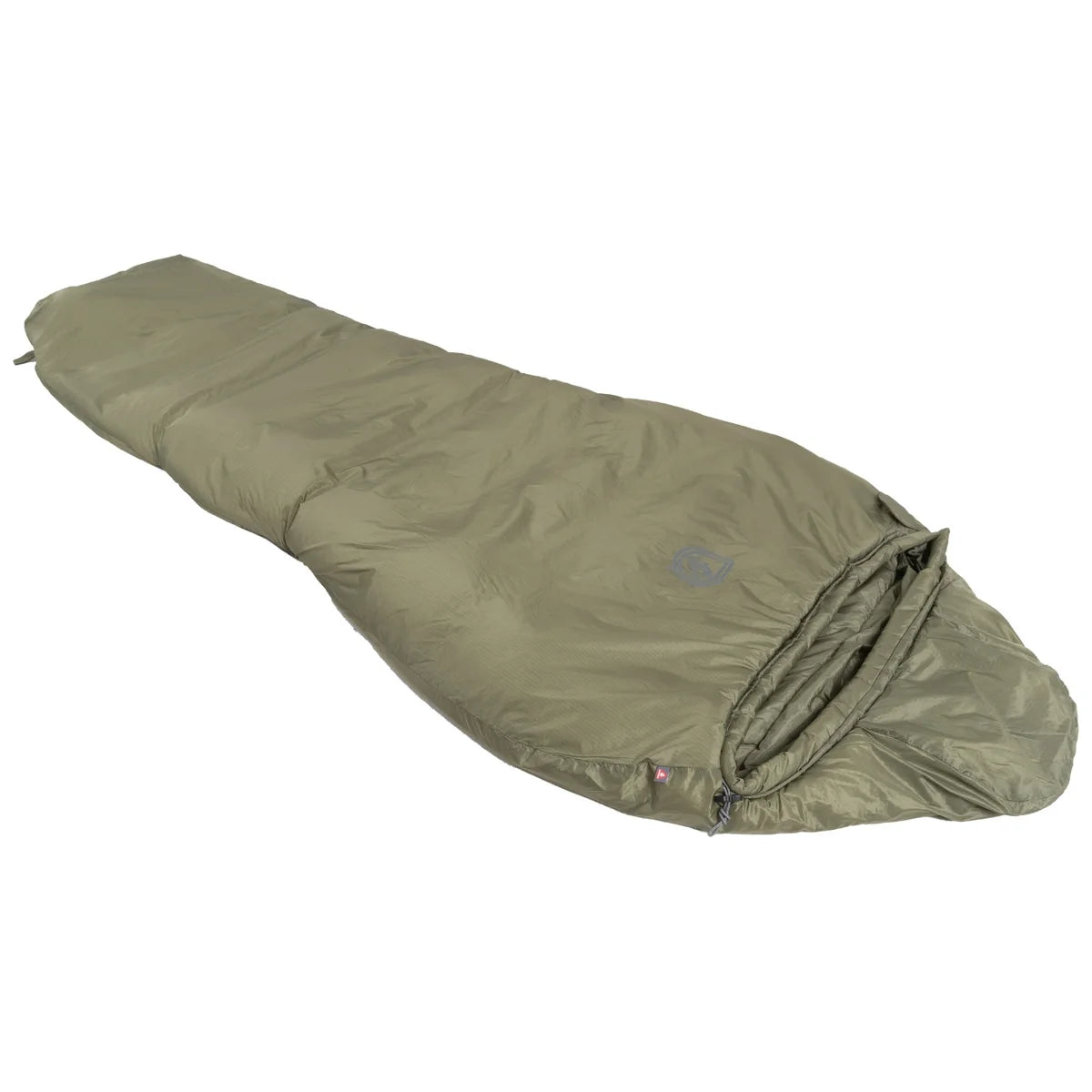 שק שינה מומיה JR GEAR PRISM PRIMALOFT WIDE בצבע ירוק זית — מבט צד מלא
