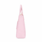 תיק נסיעות ורוד Kate Hill Bloom Travel Tote ברוחב 12 סנטימטר, מבט צדדי המציג את עומק התיק