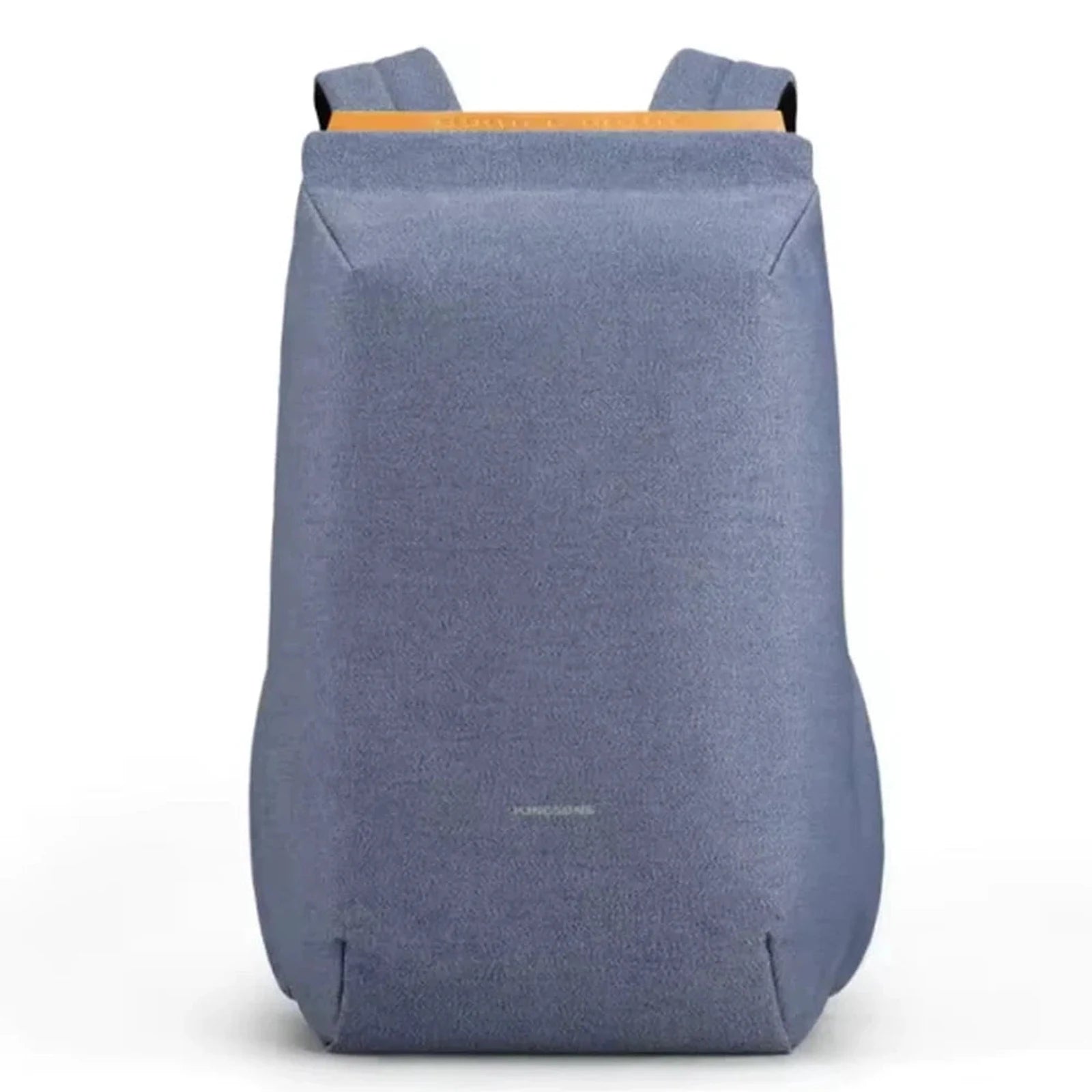 תיק גב Kingsons Travel Light KS3207W למחשב נייד בצבע תכלת, רוכסן נסתר ושקע USB, מבט מלפנים