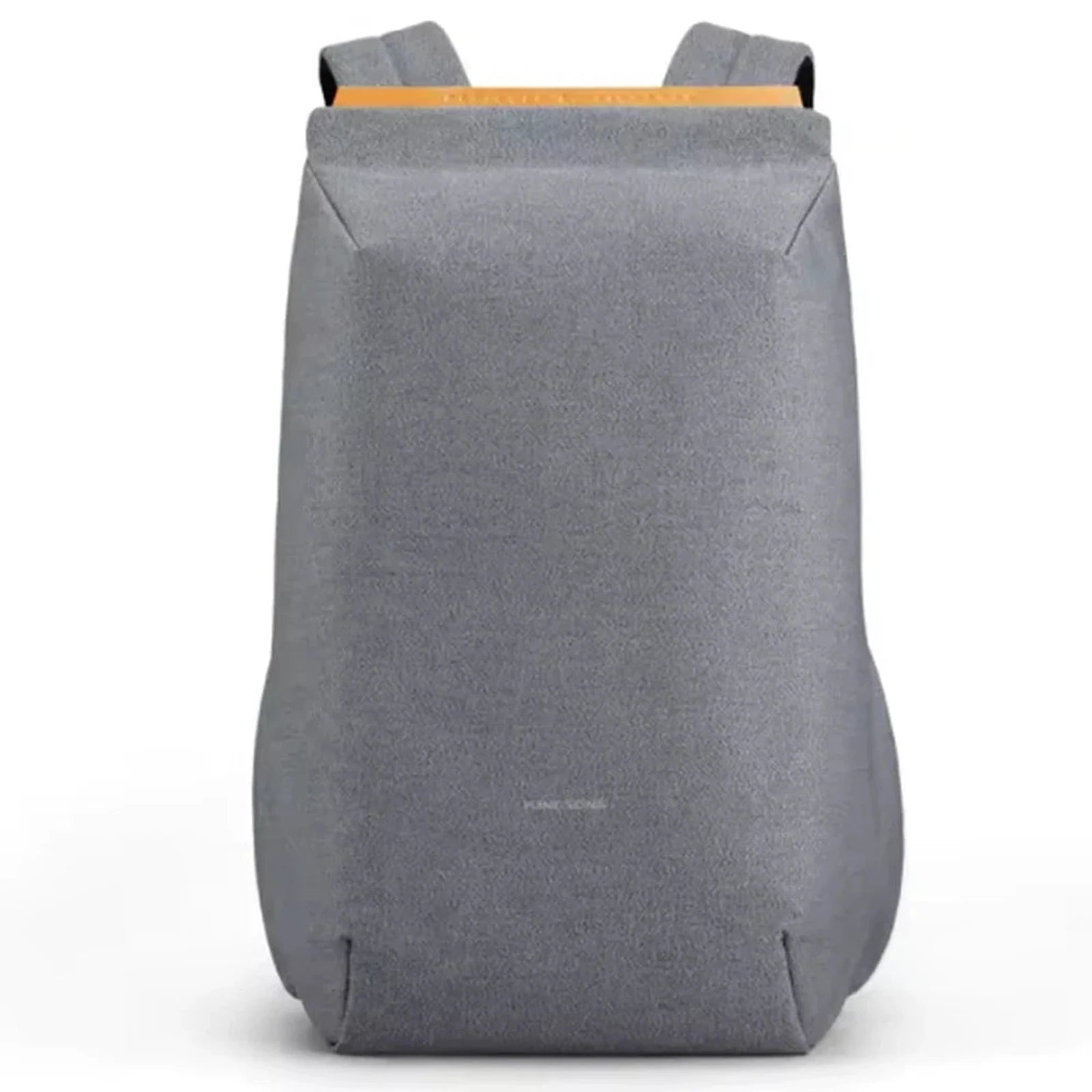 תיק גב Kingsons Travel Light KS3207W למחשב נייד בצבע אפור בהיר, פטנט רוכסן נסתר ושקע USB, מבט מלפנים
