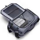 תיק גב עליה למטוס Kingsons TRAVEL 40L פתוח 180 מעלות בסגנון מזוודה עם תכולה ארוזה לנסיעה