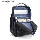 תיק גב Kingsons Unlimited KS3323W - תא פנימי פתוח עם מחשב נייד ובטנה מרופדת