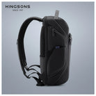 תיק גב עסקי Kingsons Urban Stylish KS3237W שחור - מבט צד