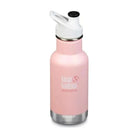 בקבוק שתייה מבודד לילדים Klean Kanteen Kid Classic Insulated 355 מ״ל בצבע ורוד עם פקק ספורט