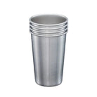 סט 4 כוסות נירוסטה Klean Kanteen 473 מ״ל מפלדת אל חלד 18/8, ללא פלסטיק ו-BPA, אידיאלי לטיולים ולשימוש יומיומי