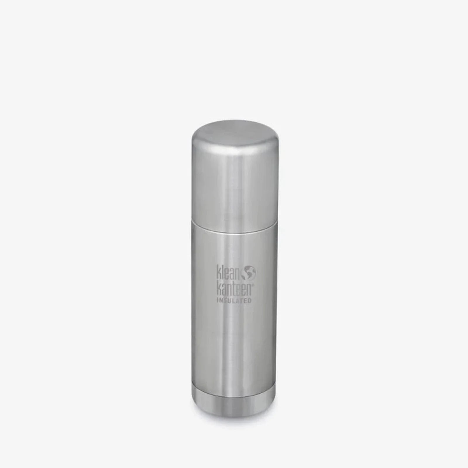 תרמוס Klean Kanteen TKPro 1000 מ"ל בגימור כסף נירוסטה, בידוד ואקום Climate Lock, מבט חזיתי