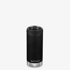 תרמוס קפה מבודד Klean Kanteen TKWide Cafe Cap 355 מ״ל בצבע שחור - מבט קדמי