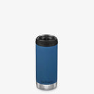 תרמוס קפה מבודד Klean Kanteen TKWide Cafe Cap 355 מ״ל בצבע כחול - מבט קדמי