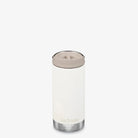 תרמוס קפה מבודד Klean Kanteen TKWide Cafe Cap 355 מ״ל בצבע לבן - מבט קדמי