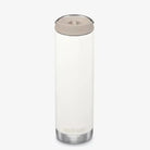 תרמוס קפה מבודד Klean Kanteen TKWide Cafe Cap 473 מ״ל בצבע לבן - מבט קדמי