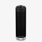 תרמוס קפה מבודד Klean Kanteen TKWide Cafe Cap 592 מ״ל בצבע שחור - מבט קדמי