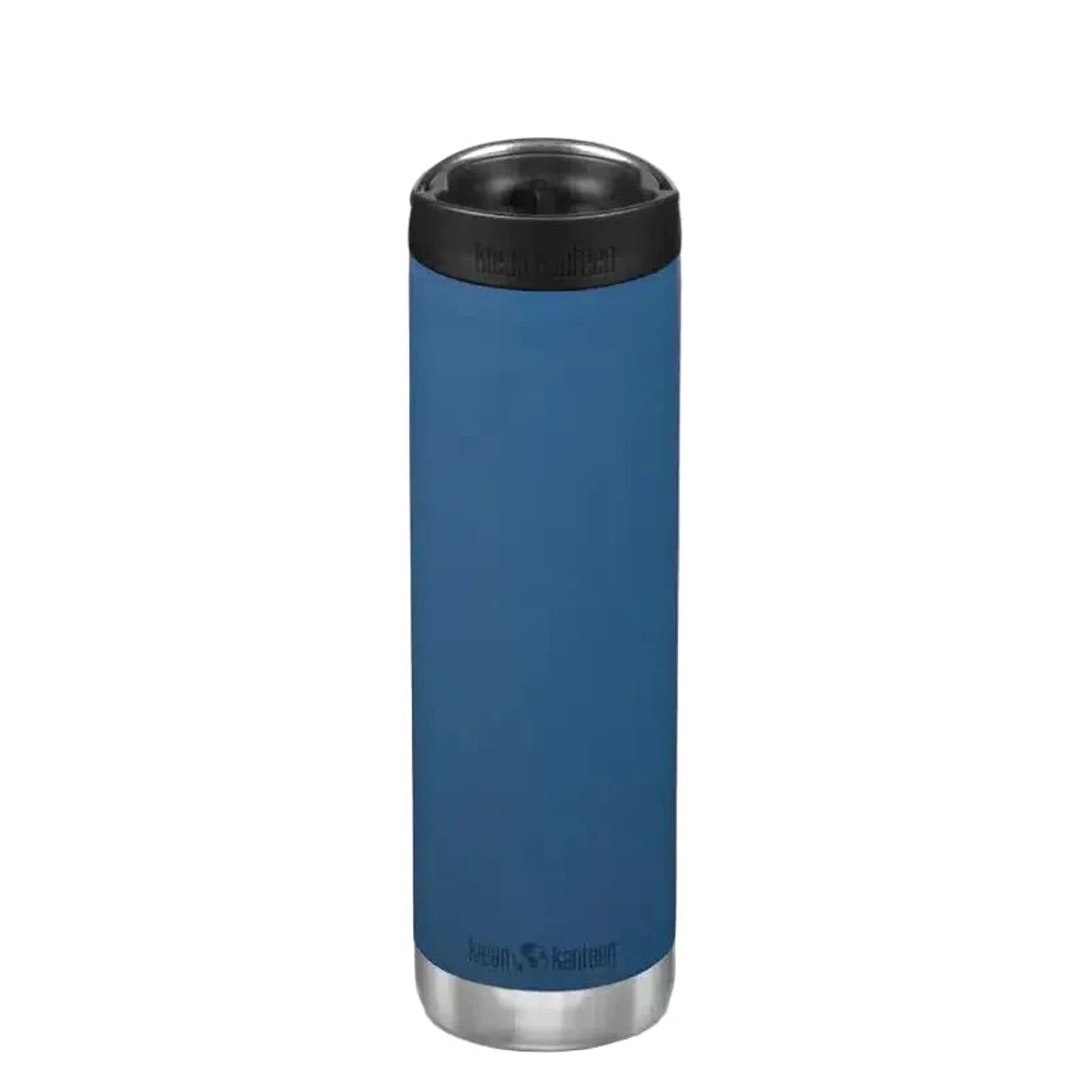 תרמוס קפה מבודד Klean Kanteen TKWide Cafe Cap 592 מ״ל בצבע כחול - מבט קדמי