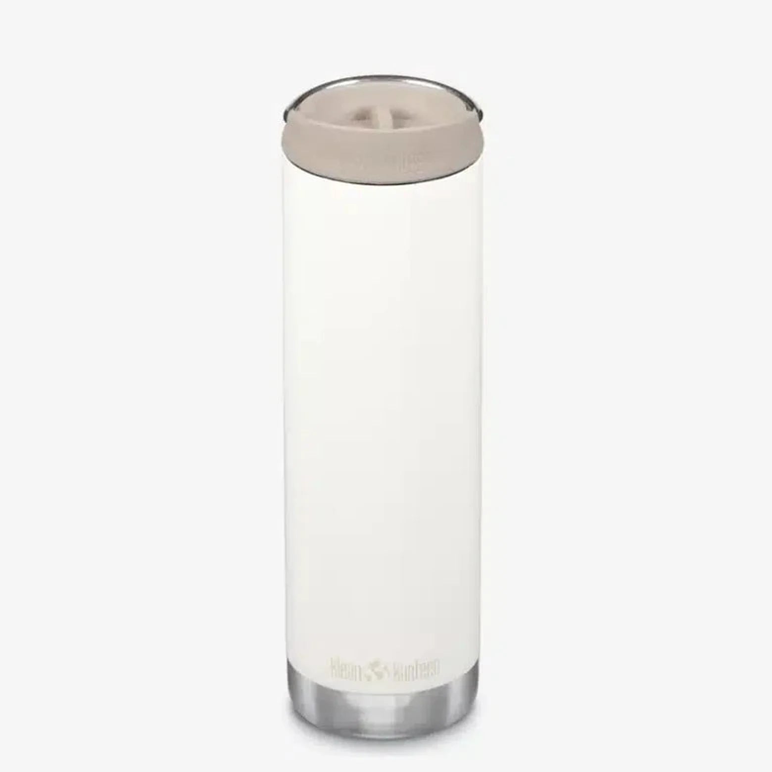 תרמוס קפה מבודד Klean Kanteen TKWide Cafe Cap 592 מ״ל בצבע לבן - מבט קדמי