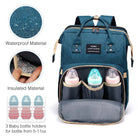 תיק החתלה LOVEVOOK BABY TRAVEL CARE עם בד פוליאסטר 900D דוחה מים ותאים מבודדים לשלושה בקבוקי תינוק