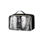 תיק קוסמטיקה שקוף עמיד למים הנלווה לתיק גב LOVEVOOK Urban Voyage 35L, להפרדה בין רטוב ליבש