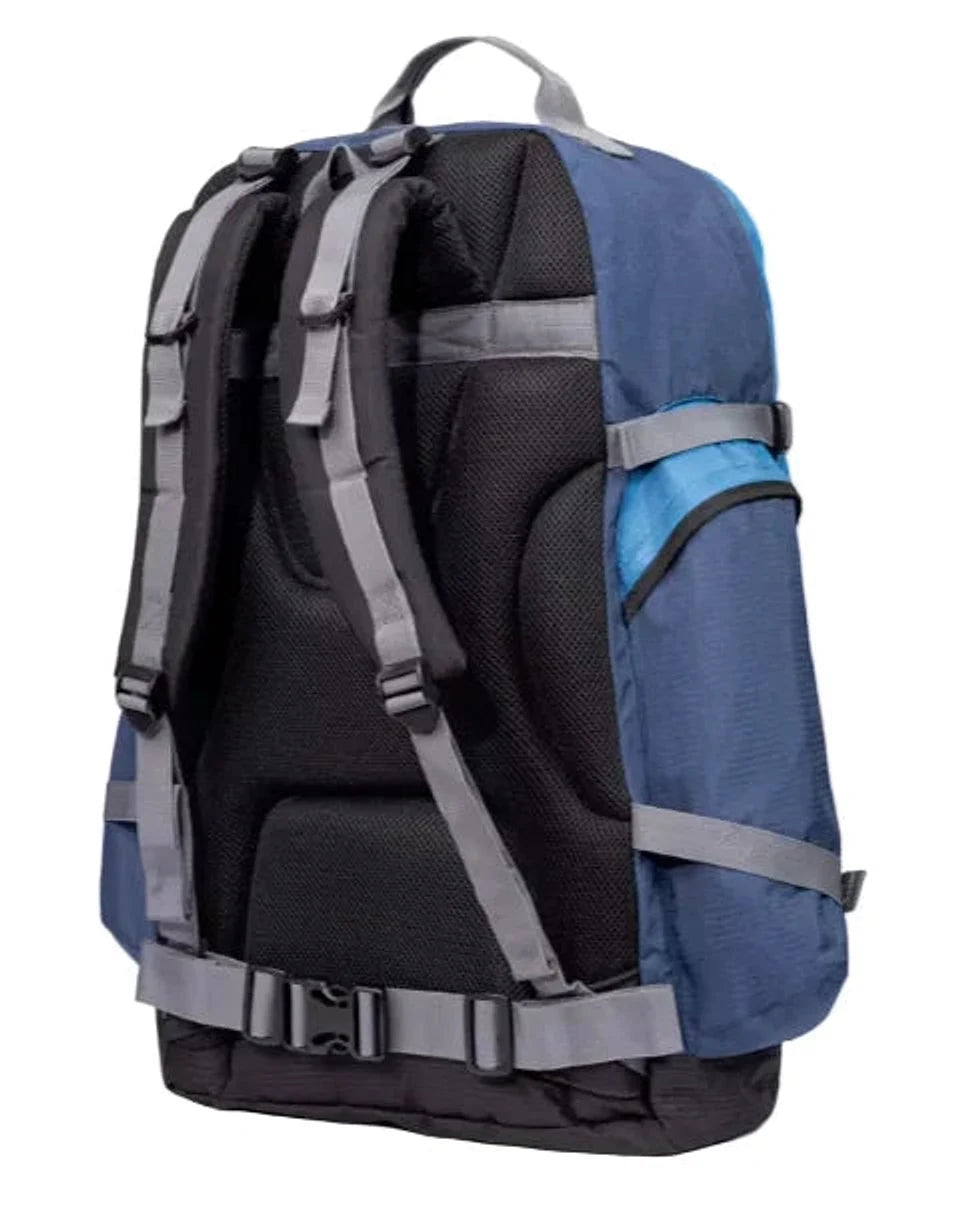 תרמיל Outdoor Revolution AirFlow 80L נייבי, מערכת AirFlow מאווררת לגב ולכתפיים, מבט אחורי