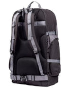 תרמיל טיולים Outdoor Revolution AirFlow 90 ליטר בצבע שחור, מערכת גב אורטופדית מאווררת ורצועות כתף מרופדות, מבט אחורי