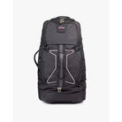 תיק דאפל Outdoor Revolution Base Camp PRO 1200D במבט קדמי ישיר עם רצועות כיווץ זוהרות וחיזוקים ארגונומיים