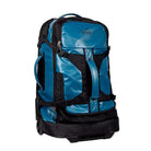 תיק דאפל על גלגלים Outdoor Revolution Base Camp Pro 30 בצבע כחול בנפח 105 ליטר עם לוגו חזיתי