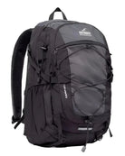 תיק גב יום לטיולים Outdoor Revolution דגם Camp 30L בצבע שחור, מערכת גב מאווררת אורטופדית, מבט קדמי
