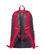מבט אחורי על תרמיל Outdoor Revolution Makalu 28 ליטר אדום מערכת גב רשת AirFlow ורצועת חזה
