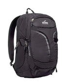 תרמיל יום עם גב רשת אורטופדי Outdoor Revolution Makalu 28 ליטר בצבע שחור, מבט קדמי, נפח 28 ליטר לטיולים יומיים
