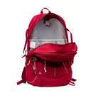 תרמיל גב Outdoor Revolution Makalu 28 ליטר אדום עם רוכסן היקפי פתוח ותא ראשי גישה מלאה