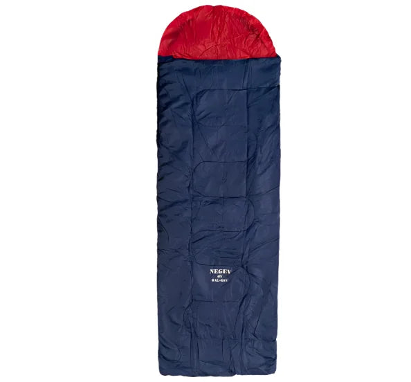 שק שינה Outdoor Revolution Negev לאביב וקיץ, 210 ס"מ, בידוד Hollowfiber סינטטי, מבט קדמי סגור