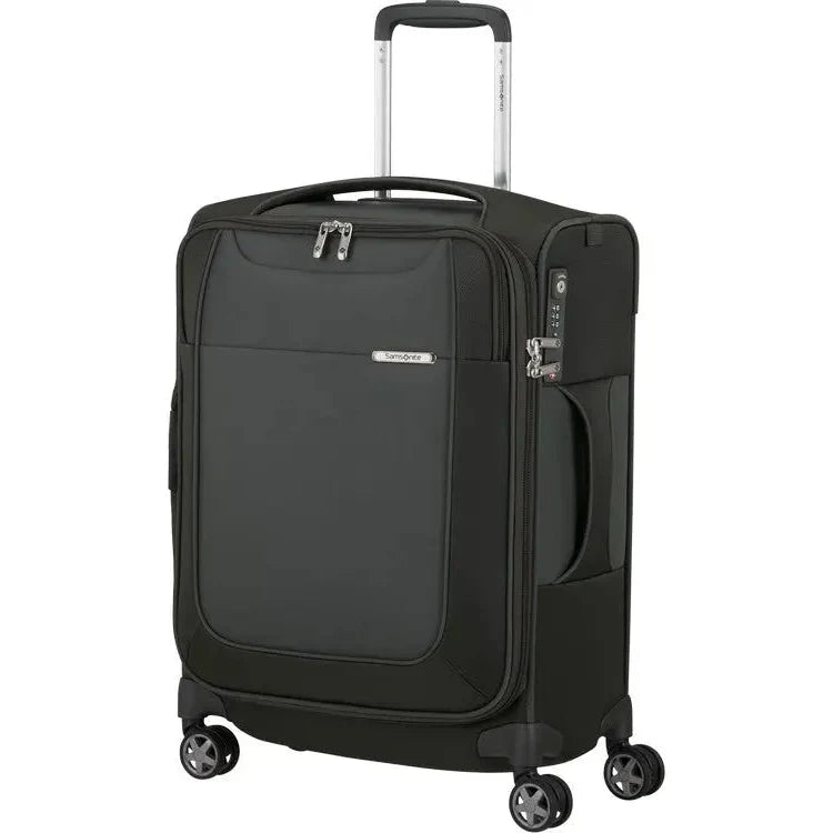מזוודה טרולי עליה למטוס מתרחבת Samsonite Dlite 20 אינץ 55 סמ ניילון Climbing Ivy ירוק כהה חזית