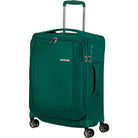 מזוודה טרולי עליה למטוס מתרחבת Samsonite Dlite 20 אינץ 55 סמ בד ניילון בליסטיק ירוק מבט חזית 3/4
