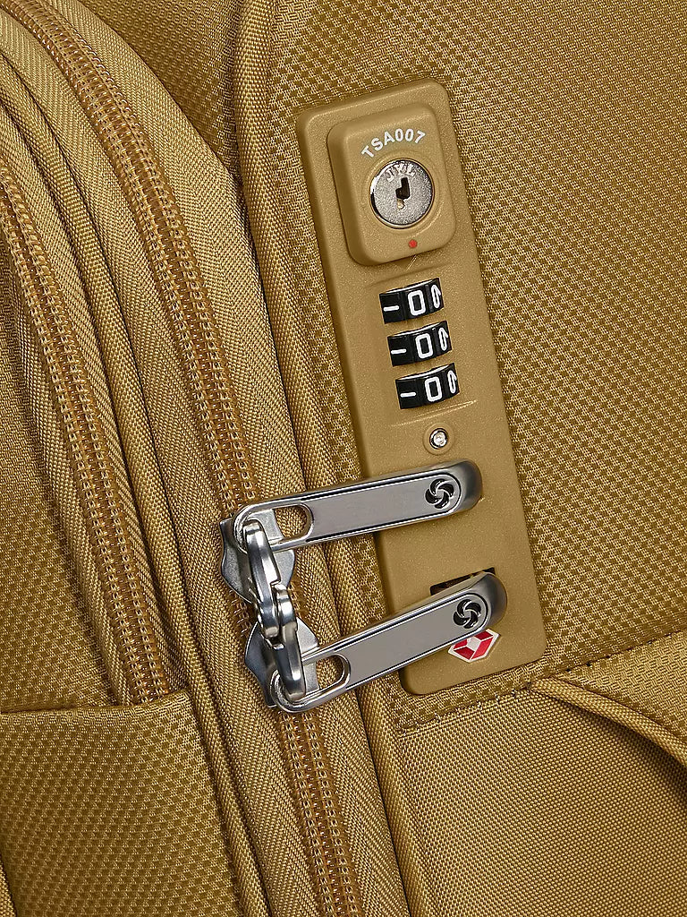 מנעול TSA מובנה במזוודת בד גדולה מתרחבת וקלה Samsonite D’Lite Spinner 78 ס"מ במשקל 3 ק"ג