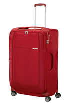 מזוודה אדומה גדולה Samsonite D'lite Spinner 78cm עם ידית טלסקופית מוארכת מנעול TSA וארבעה גלגלי ספינר