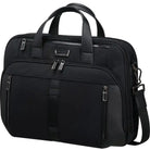 תיק צד עסקי למחשב נייד עד 15.6 אינץ' Samsonite Urban Eye בצבע שחור, עשוי מבליסטיק ניילון דוחה מים, מבט חזית