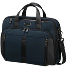 תיק צד עסקי למחשב נייד עד 15.6 אינץ' Samsonite Urban Eye בצבע נייבי, עשוי בליסטיק ניילון איכותי, מבט חזית