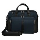 תיק צד עסקי Samsonite Urban Eye בצבע נייבי עם רצועת כתף מתכווננת ונשלפת ולוחית לוגו מתכת בחזית