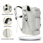 תיק עליה SanTiaoRen SkyPack 42L בצבע אפור, הדגשת אבזם מתכוונן, רצועות כתף מרופדות וידית נשיאה נוחה