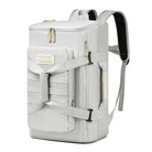 תיק עליה למטוס SanTiaoRen SkyPack 42L בצבע אפור במצב נשיאה אופקית כתיק דאפל, נשיאה רב תכליתית