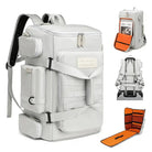 תיק עליה למטוס חכם SanTiaoRen SkyPack 42L בצבע אפור עם פטנט רשום, מבט כללי על תאים ושסתום טרולי