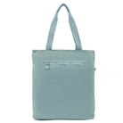 תיק נשיאה SEEINGLY Tote Bag בצבע מנטה, מבט אחורי עם תא רוכסן לאחסון פריטים לשליפה מהירה