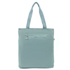 תיק נשיאה SEEINGLY Tote Bag בצבע מנטה, מבט אחורי עם תא רוכסן לאחסון פריטים לשליפה מהירה