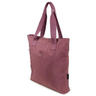 תיק צד יומיומי SEEINGLY Tote Bag בצבע ורוד עתיק, מבט שלושה רבעים, בד פרשוט קל משקל עמיד למים