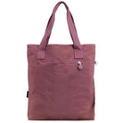 תיק נשיאה SEEINGLY Tote Bag בצבע ורוד עתיק, מבט אחורי עם תא רוכסן לשליפה מהירה, בד פרשוט עמיד
