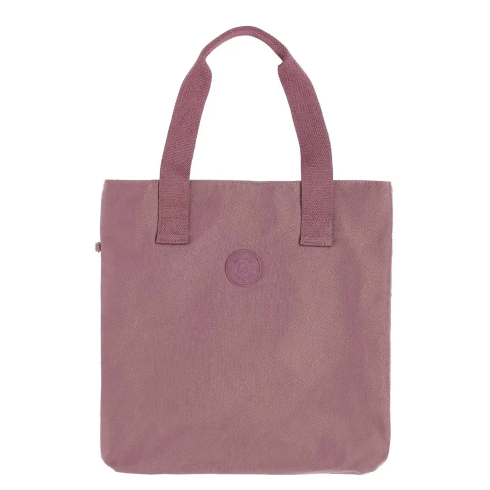תיק נשיאה יומיומי לעבודה וללימודים SEEINGLY Tote Bag בצבע ורוד עתיק, בד פרשוט עמיד למים, מבט קדמי
