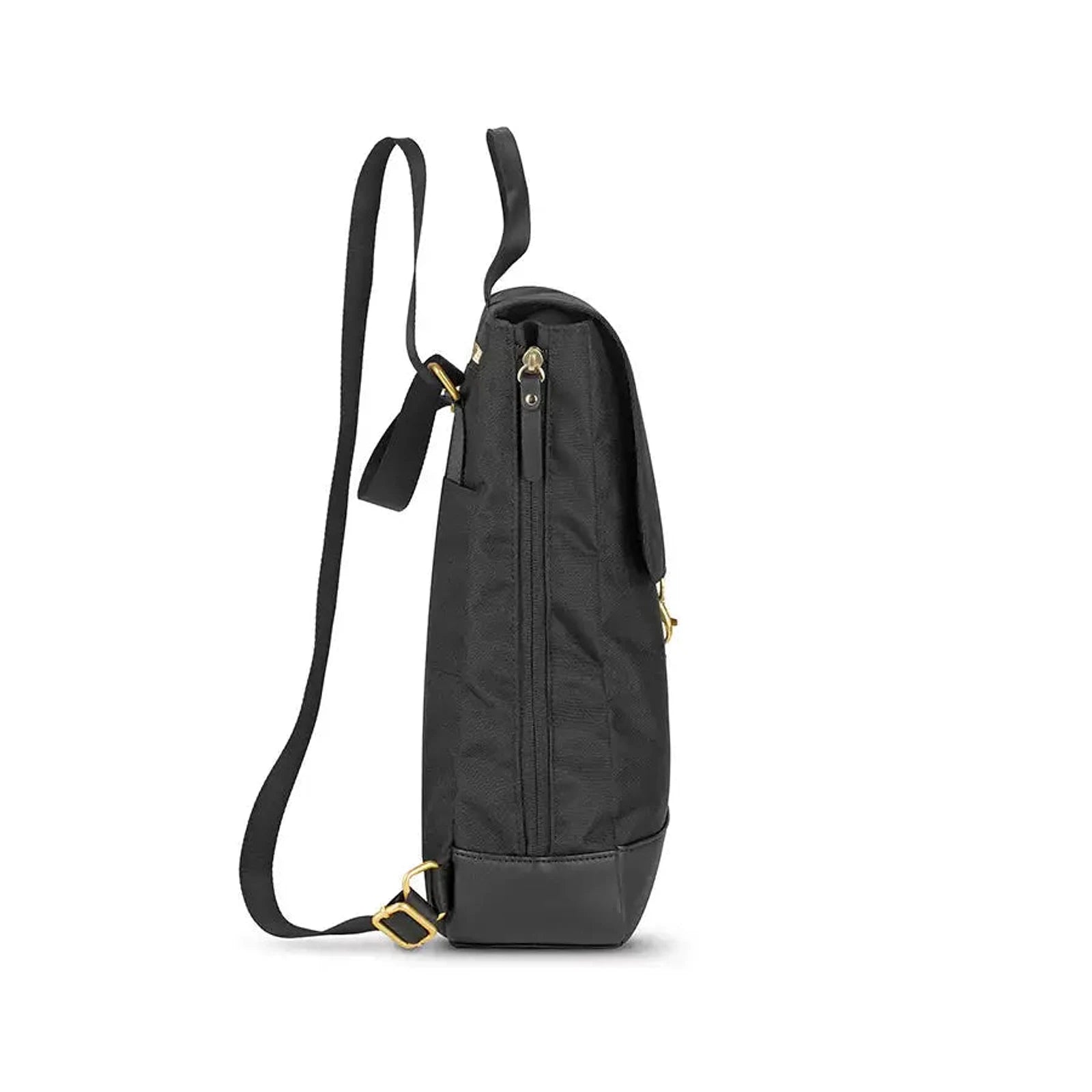 תיק צד SOLO New York Austin Hybrid Tote היברידי 3 ב-1 ללפטופ 13.3 אינץ׳, מבט צד עם רצועה