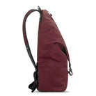 תיק גב למחשב נייד SOLO New York Peak Performance בצבע בורדו, 28 ליטר ומוגן מים, מבט מהצד