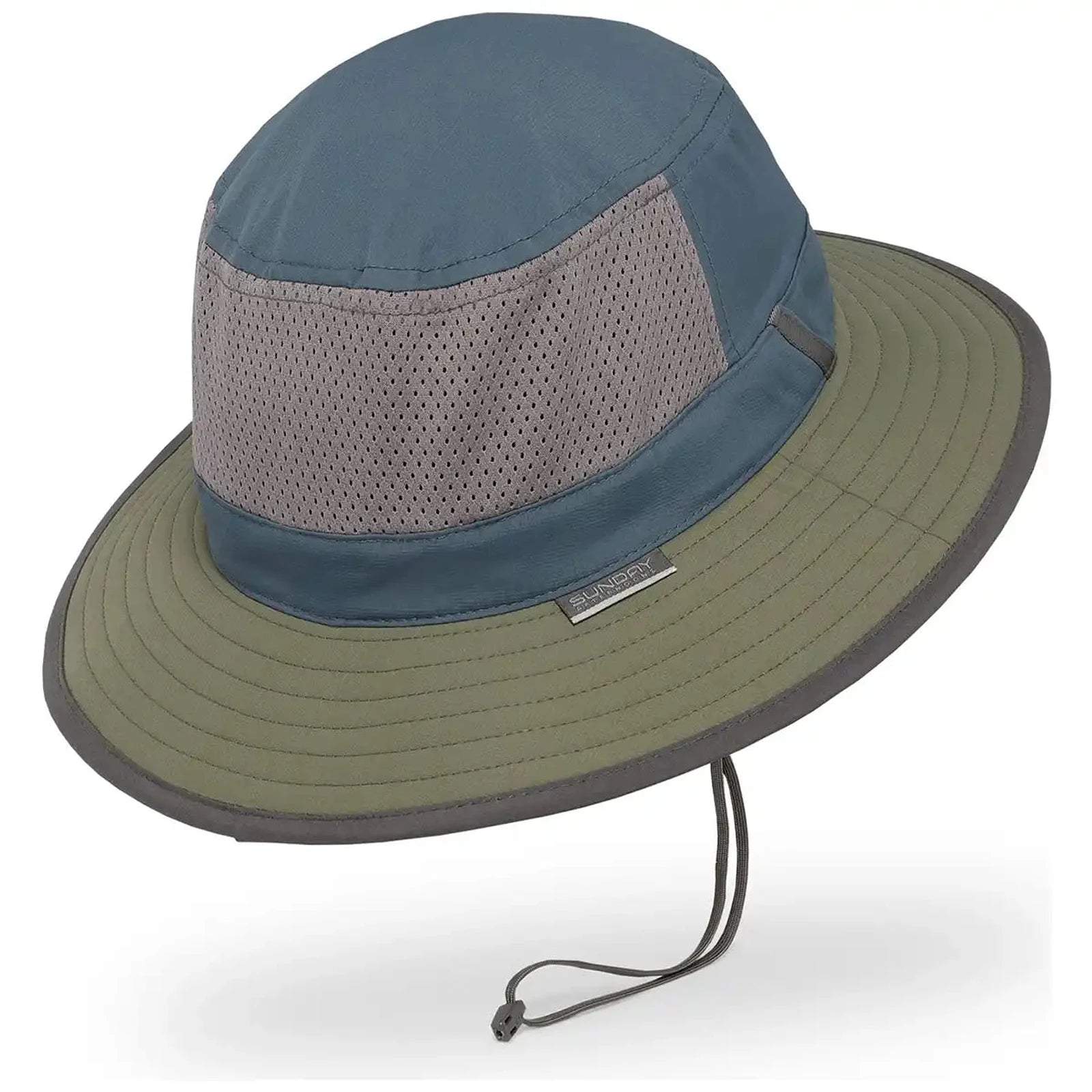 כובע דלי Brushline Bucket - מבט אחורי עם רצועת סנטר מתכווננת