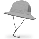 כובע דלי רחב שוליים Sunday Afternoons Brushline Bucket בצבע אפור - מבט קדמי